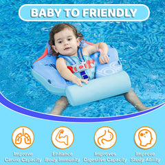 Mambobaby backstroke design supports infants aged 3-12 months.