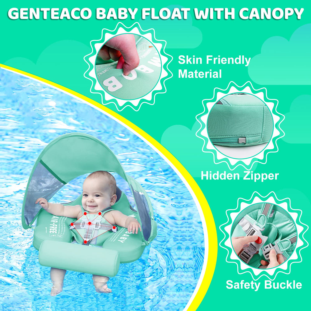 Mambobaby backstroke style float aiding younger babies in water