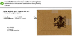 ManaGuards PWE compatible envelope enables mailing 1–10 penny sleeved cards