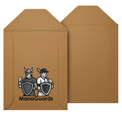 ManaGuards trading card envelope front view showing 3x4 protection for standard cards
