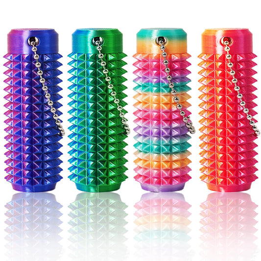 Manekulis mini ouchies fidget roller calms nerves during work.