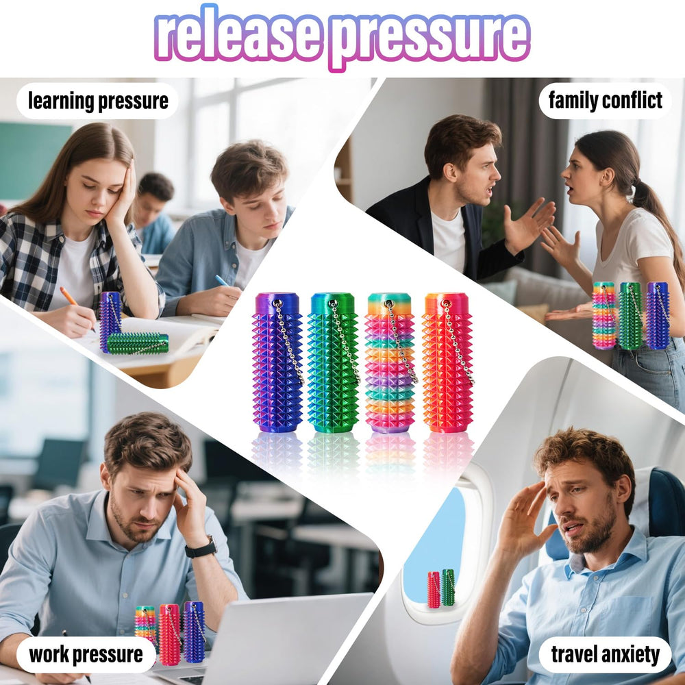 Manekulis pocket-stress-relief keychain is portable for on-the-go calm.