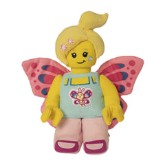 Manhattan Toy Butterfly Girl plush with embroidered face for durable display