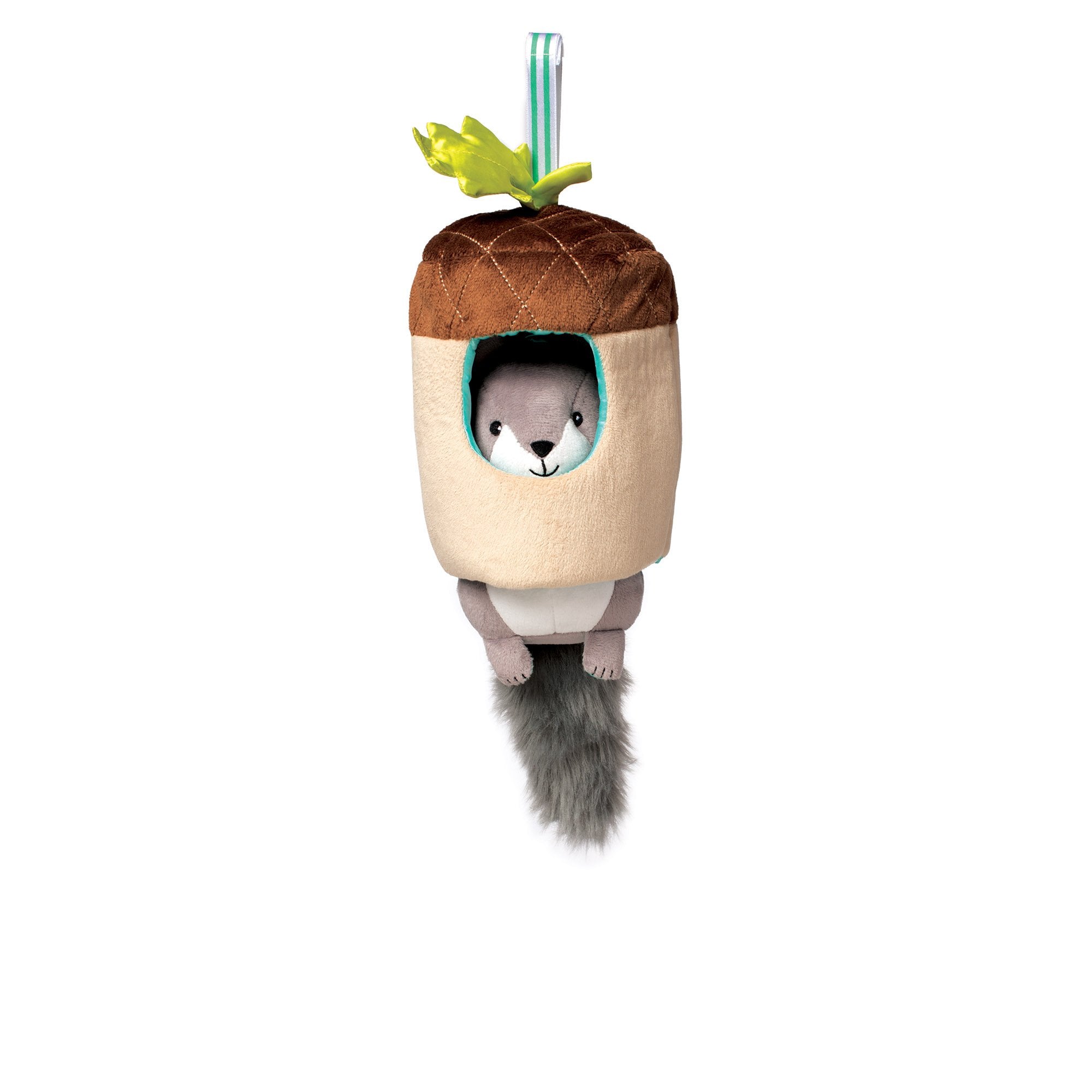 Manhattan Toy Lullaby Squirrel pull-acorn: soothing cradle song on the go.
