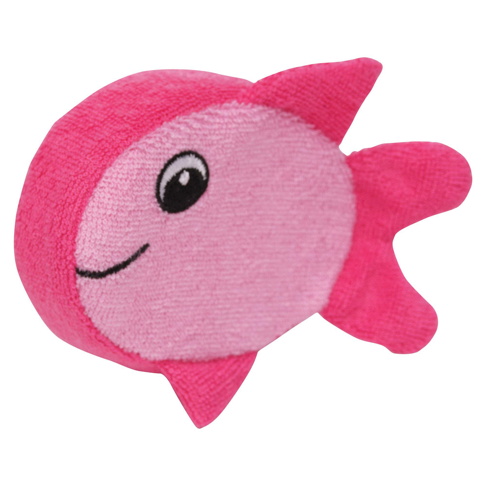 Manhattan Toy Neoprene Whale starfish squirter delivers playful water spray in the tub.