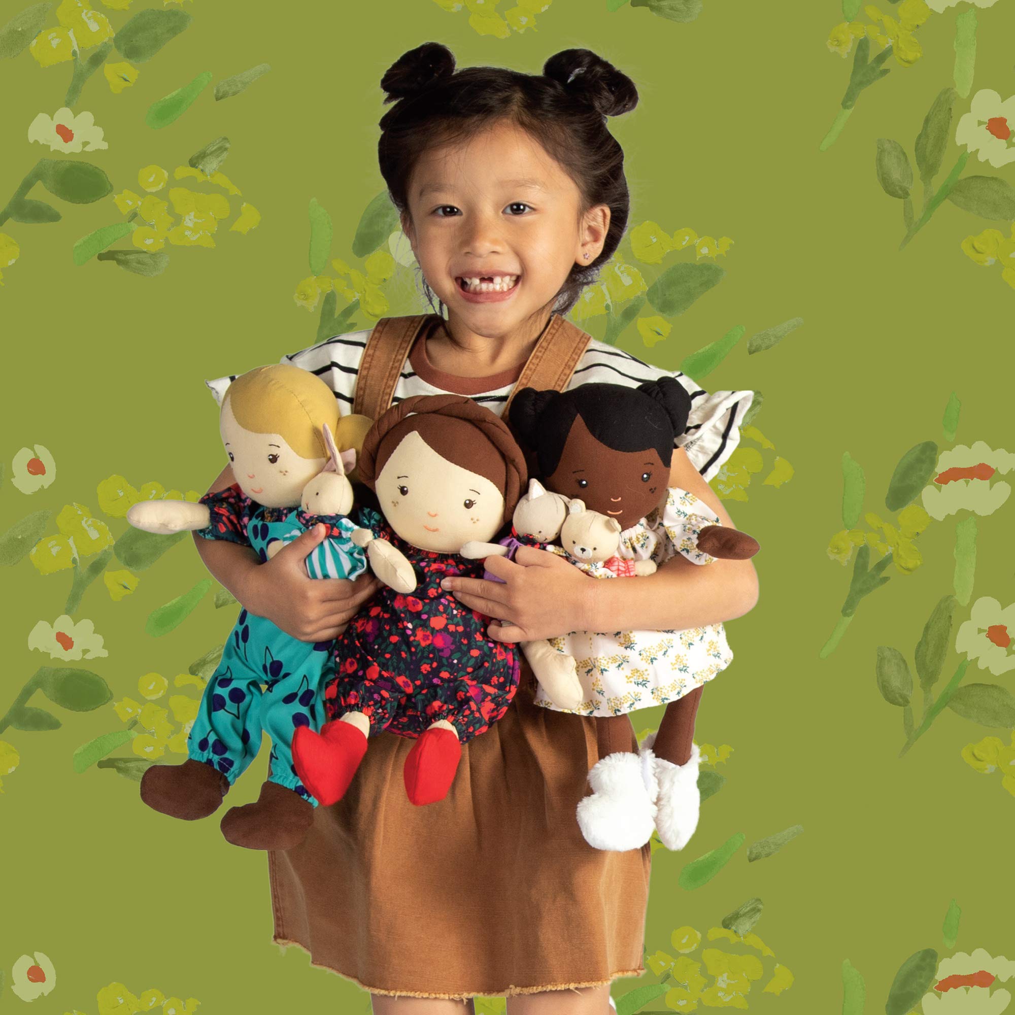 Manhattan Toy Playdate Harper is machine washable for quick cleanup after playtime
