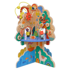 Manhattan Toy Playground Adventure bead runs promote hand-eye coordination during interactive play.