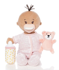 Manhattan Toy Wee Baby Stella Sleepy Time beige doll showcasing lifelike details for imaginative play.