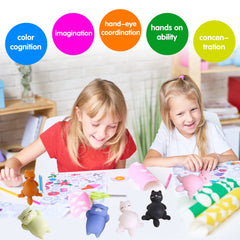 Manmel easy-clean Mochi toys rinsed quickly to stay fresh after play sessions.
