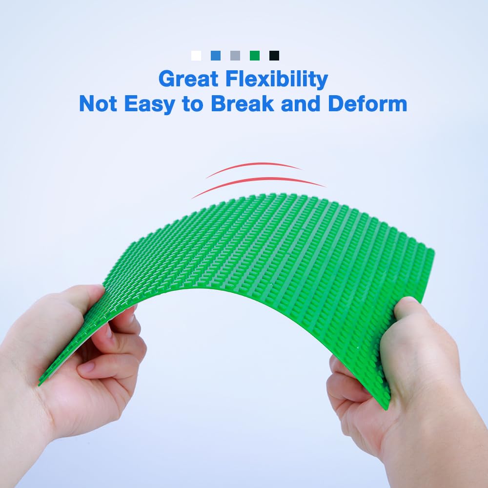 Mannidoo-compatible baseplates securely grip LEGO and other major brands.
