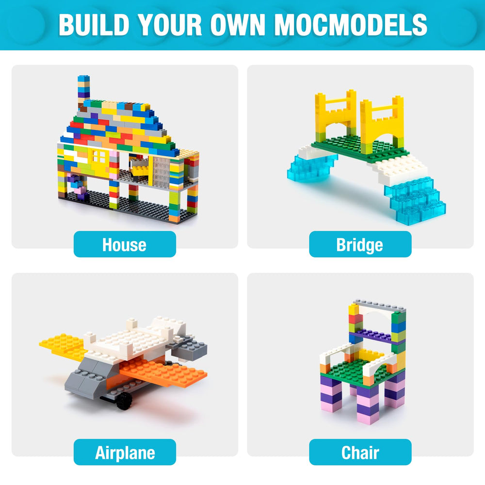 MANNIDOO baseplates compatible with major brands for mix-and-match.