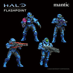 Halo Flashpoint 20 detailed models enable varied squad tactics.