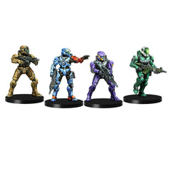 Red vs blue Halo Flashpoint teams create clear battle lines.