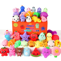Mantyplay 120-pack squishy toys for tactile play and collection.