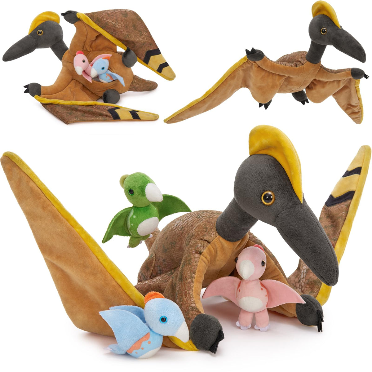 MaoGoLan 37-inch pterodactyl with wingspan for dramatic display and play