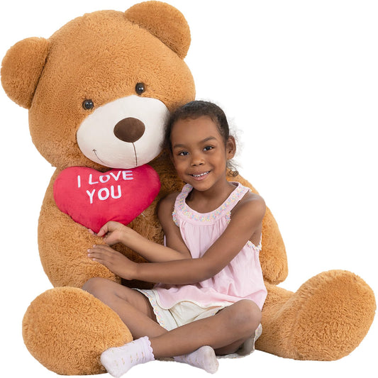 MaoGoLan big teddy bear 4.3ft, cozy room centerpiece for warmth