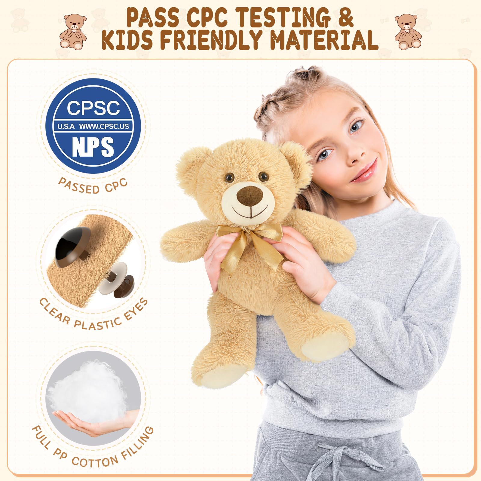 Maogolan Christmas gift teddy bears for cozy holiday moments.