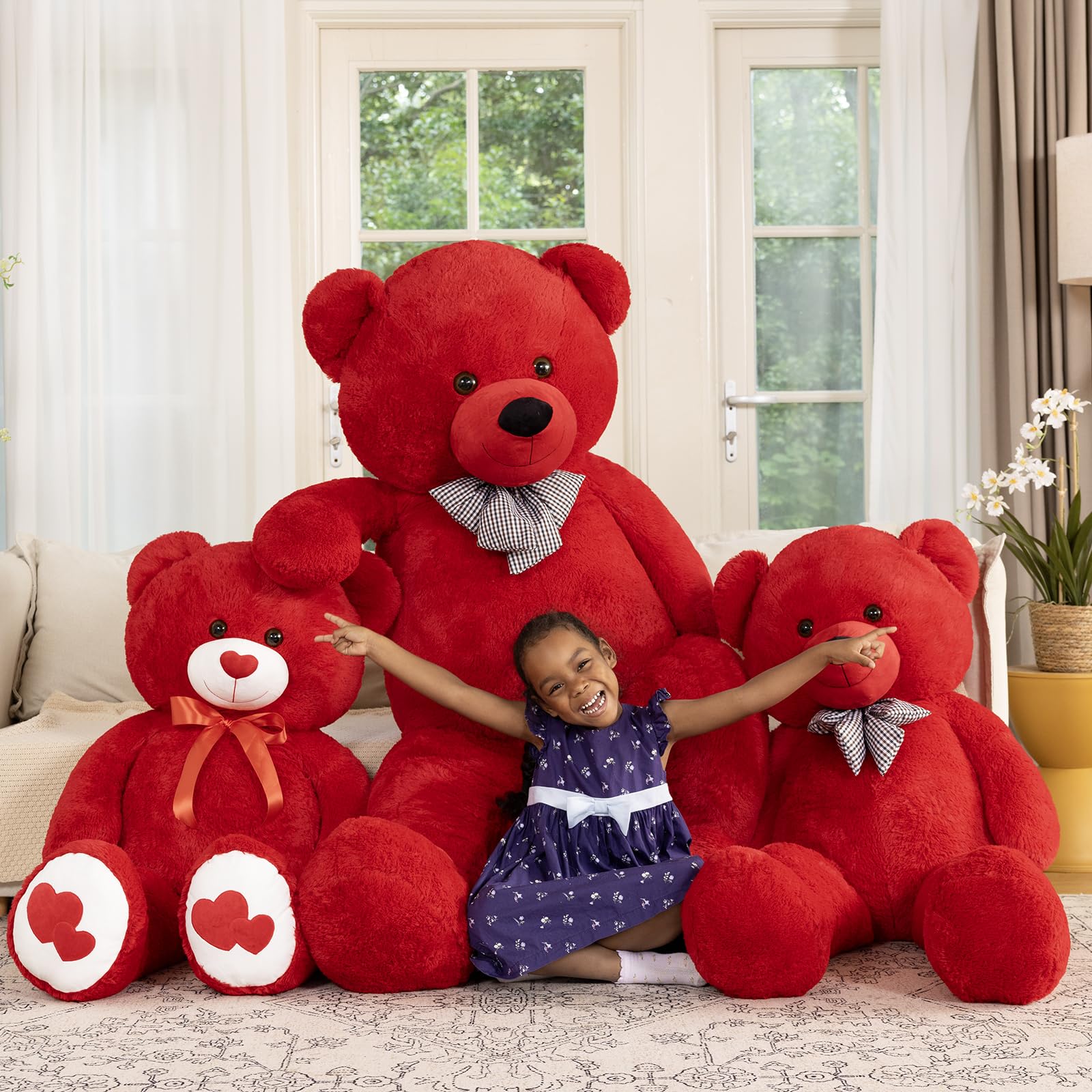 MaoGoLan Christmas Valentine gift teddy, perfect for celebrating holidays with a warm hug.