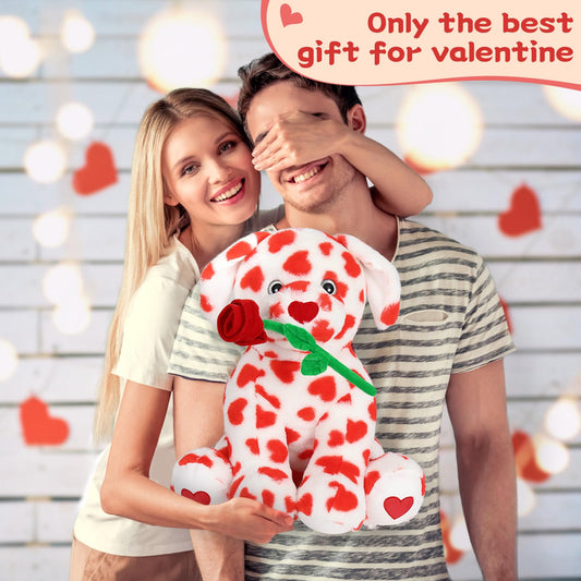 MaoGoLan dalmatian plush face, soft materials for comforting hugs.