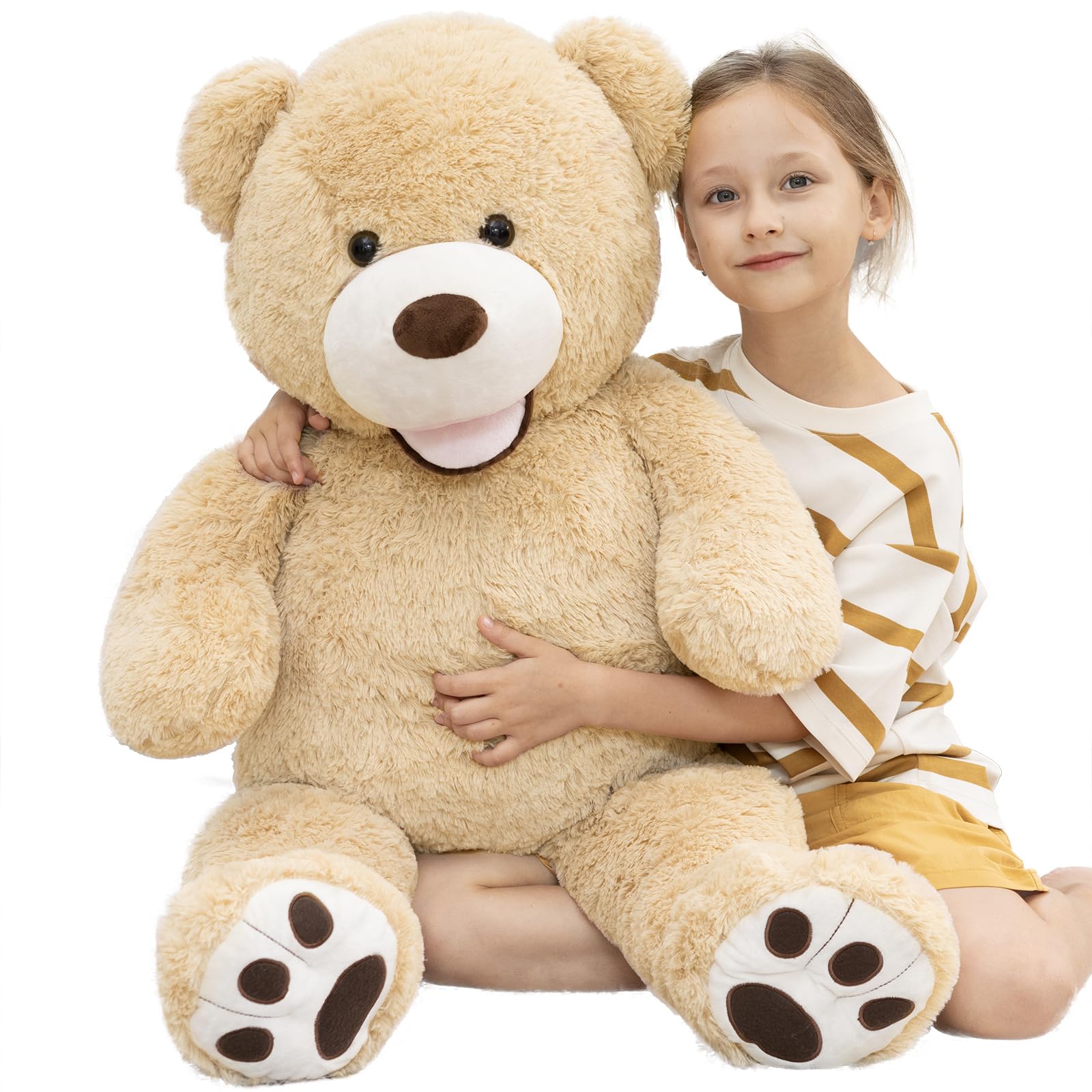 MaoGoLan durable giant plush offers long-lasting companionship for kids.