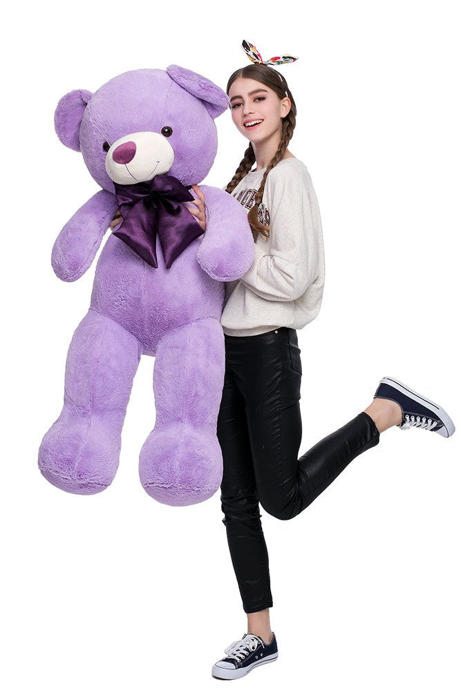 MaoGoLan giant purple teddy bear bedroom decor option for kids