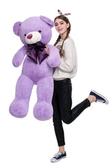 MaoGoLan giant purple teddy bear bedroom decor option for kids