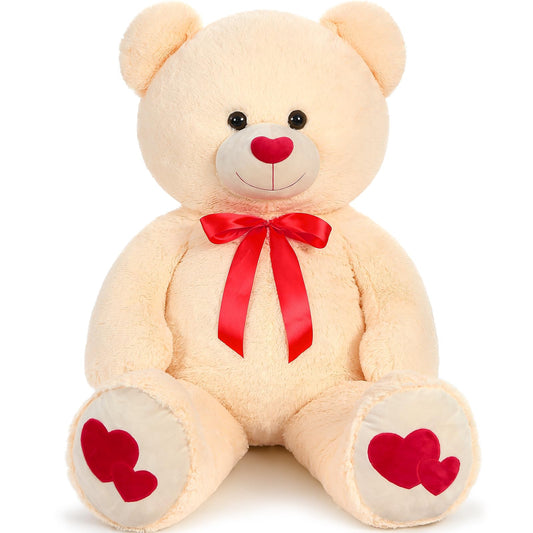MaoGoLan giant teddy bear 47in with soft plush texture for cozy hugs