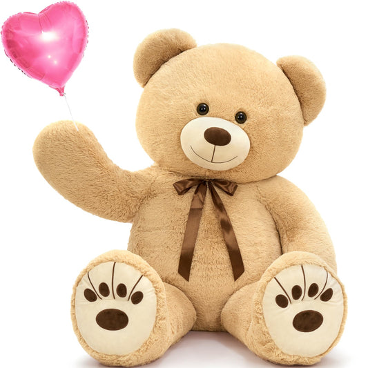 MaoGoLan giant teddy bear close-up fur texture highlights premium softness.
