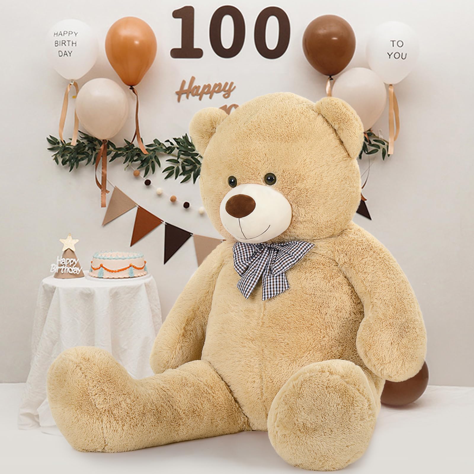 MaoGoLan Giant Teddy Bear full-length view ideal as a statement décor piece.