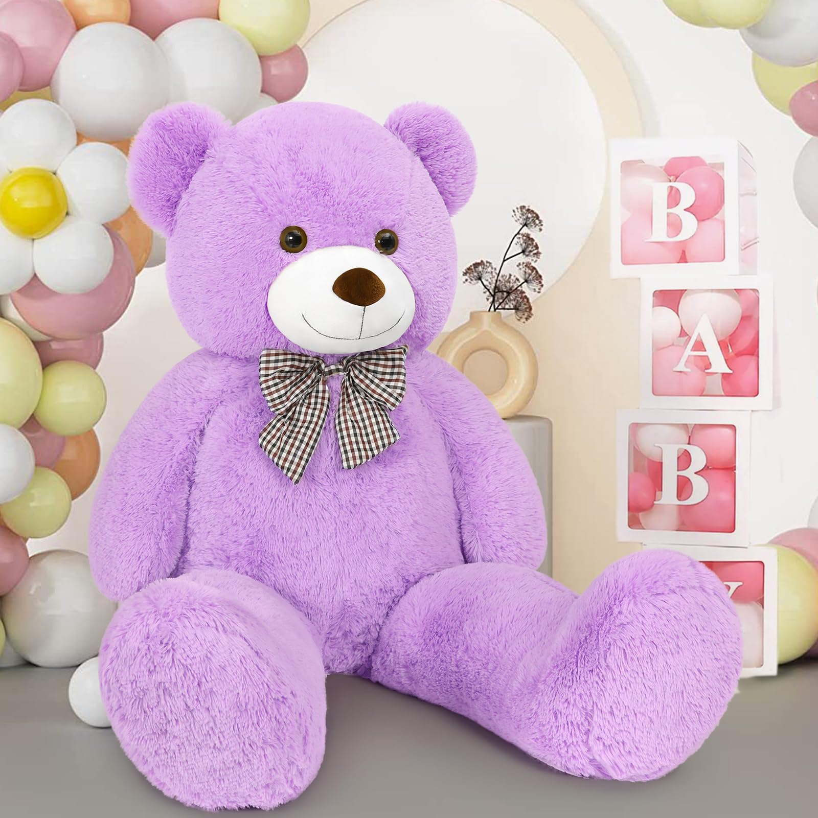 MaoGoLan giant-teddy-bear-47-inches in a hugging pose for cozy snuggles.