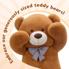 MaoGoLan teddy bear in living room, cozy decor that invites hugs