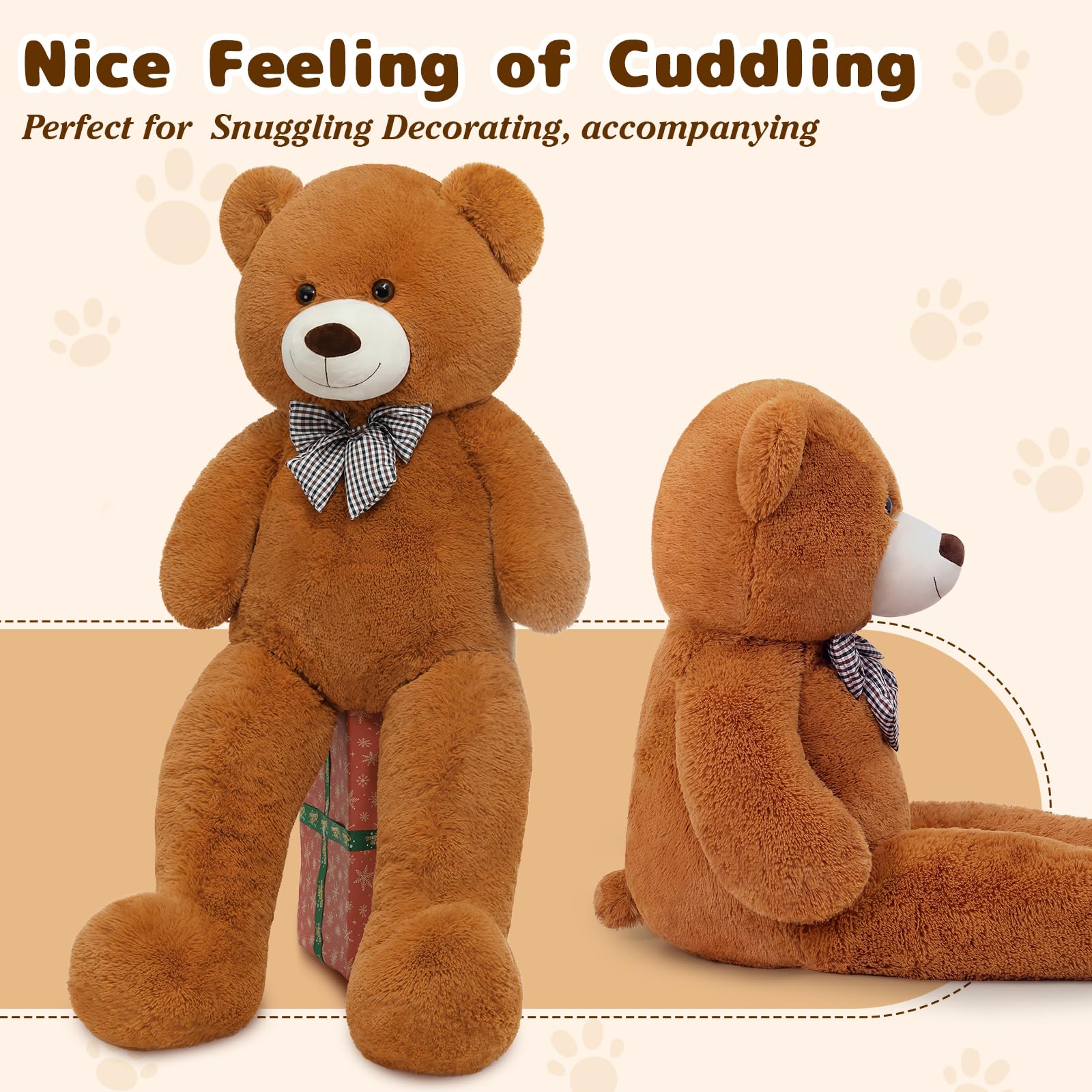 MaoGoLan paw detail reveals soft plush and careful stitching