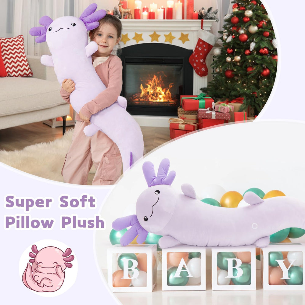 MaoGoLan gift-ready axolotl plush ideal for birthdays and holidays.