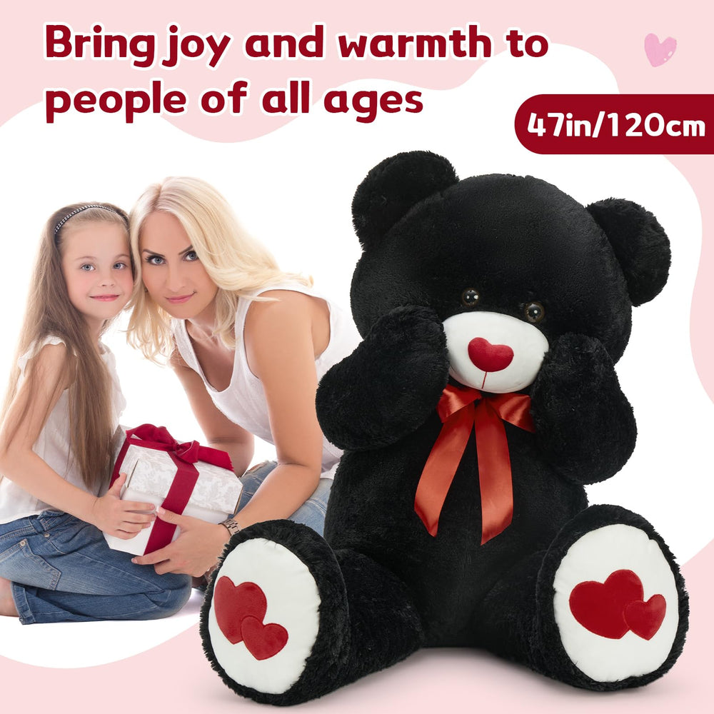 MaoGoLan bear with heart footprints design adding love and charm