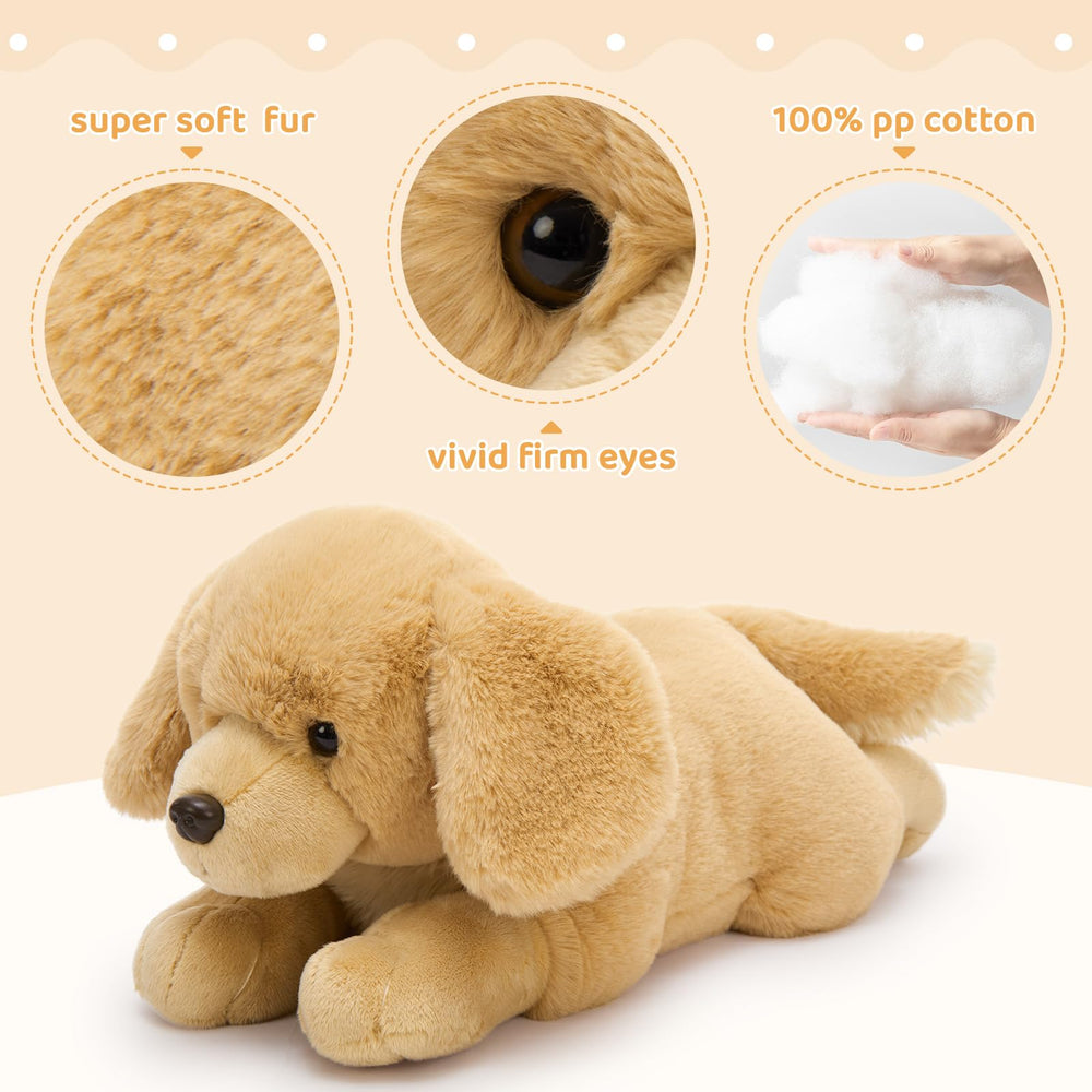 MaoGoLan mama dog plush on display as a nursery centerpiece.