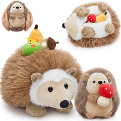 MaoGoLan Mama Hedgehog plush with magnets supports imaginative play and storytelling.