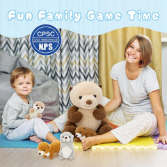 MaoGoLan Otter Baby Plush 4—collectible set inspires creative play.