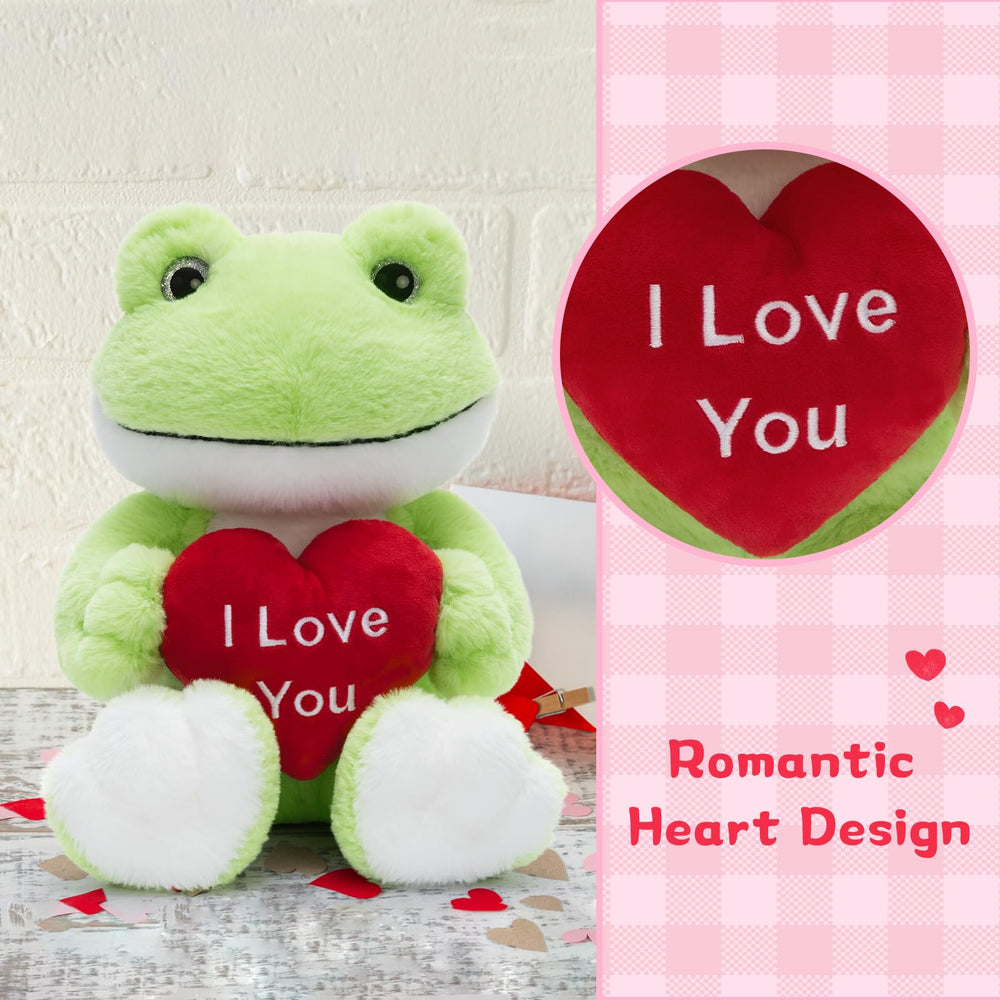 MaoGoLan plush frog's soft fabric offers comforting hugs.