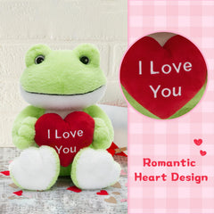 MaoGoLan plush frog's soft fabric offers comforting hugs.
