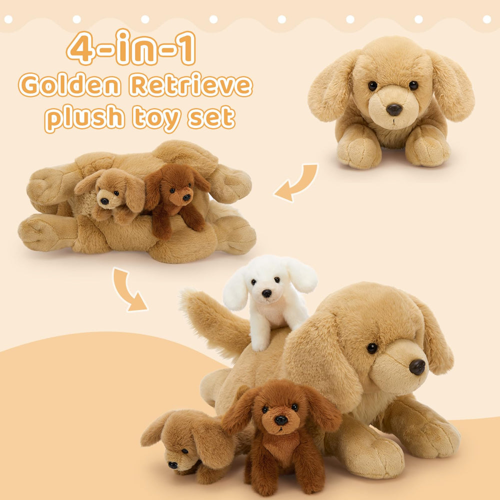 MaoGoLan puppy plush-3 close-up reveals safe stitching and compact size.