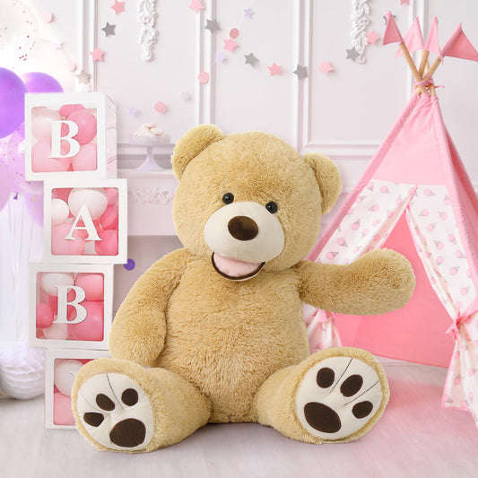 MaoGoLan smiling teddy bear for gift, perfect for birthdays and anniversaries.