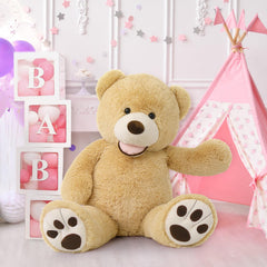 MaoGoLan smiling teddy bear for gift, perfect for birthdays and anniversaries.
