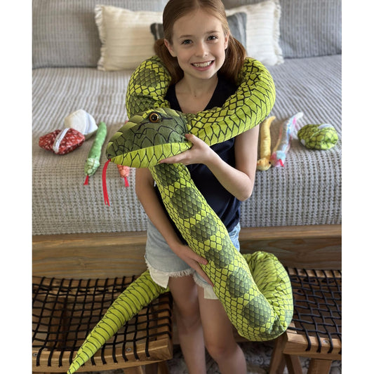 MaoGoLan snake babies set with four mini snakes for interactive storytelling.