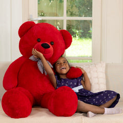 MaoGoLan soft red teddy bear gift ideal for gifting on special occasions