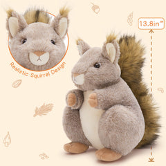 MaoGoLan imaginative play with squirrel plush set for kids.