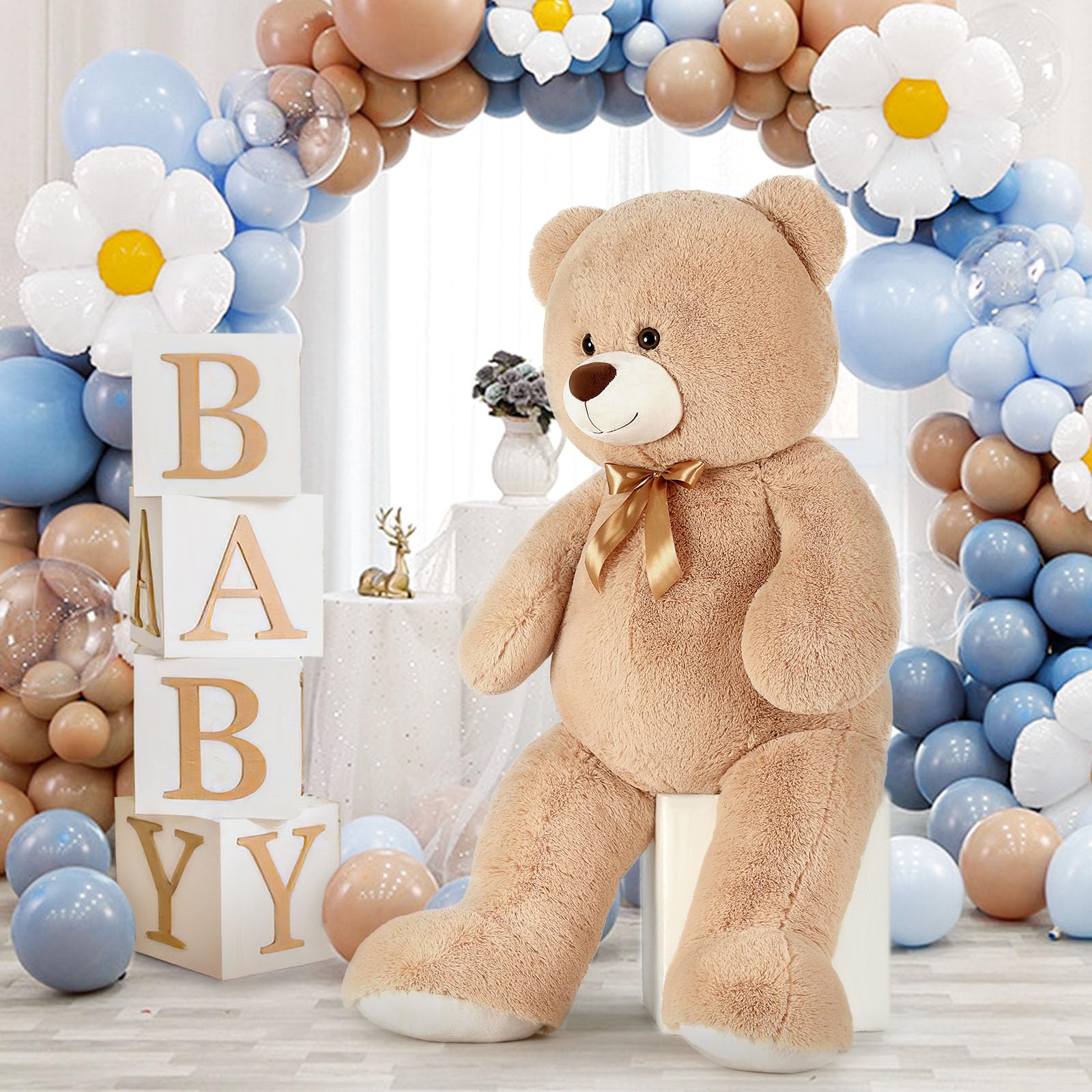 MaoGoLan bear color options light brown dark brown creamy suit style.