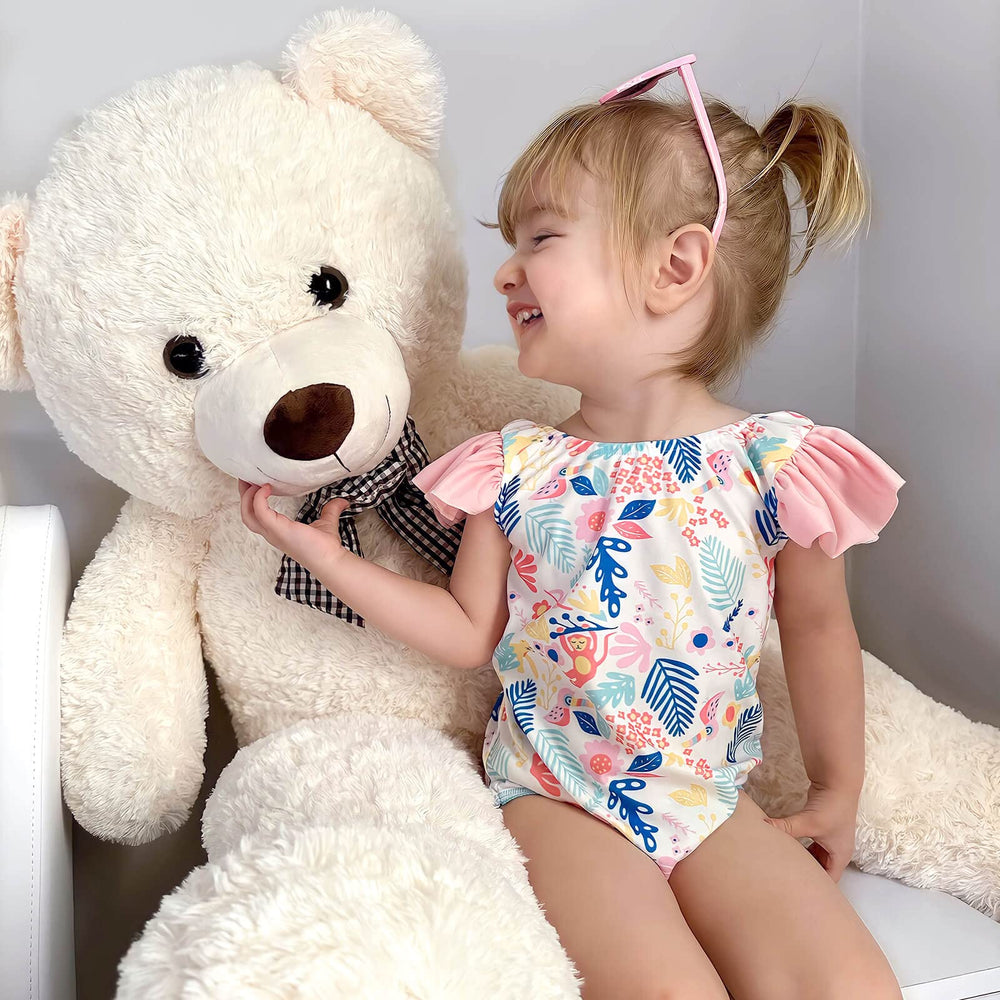 Room decor idea: large plush adds warmth to living spaces.