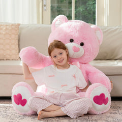 MaoGoLan teddy bear with heart footprints design for warm hugs