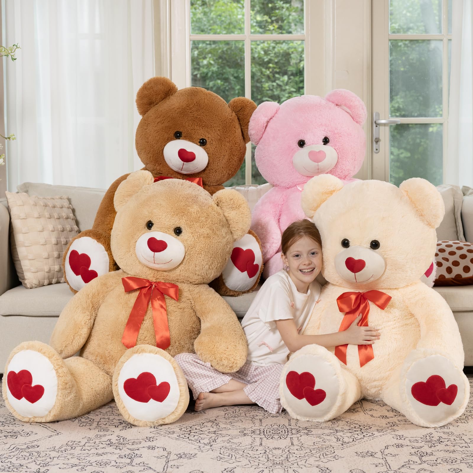MaoGoLan teddy bear heart nose detail adds charming touch