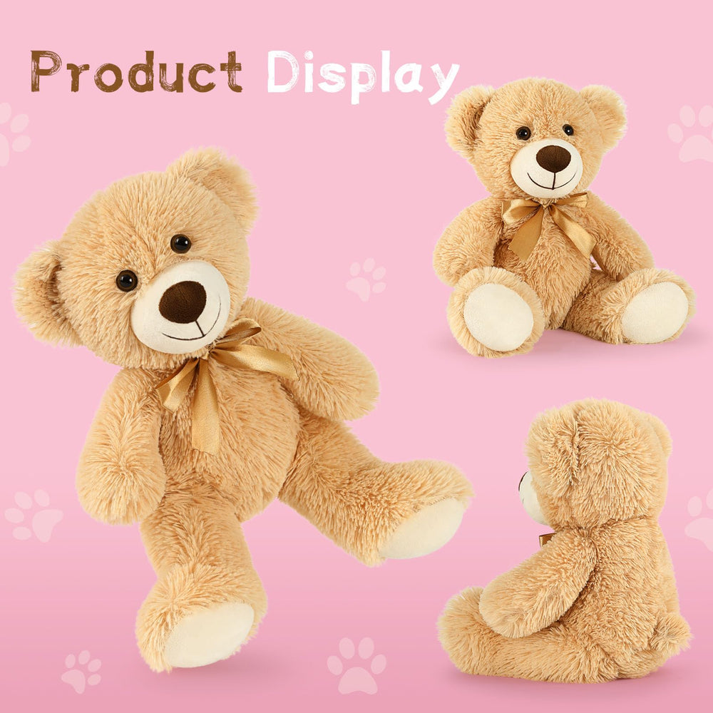 Maogolan teddy bears compact size fits tabletops and guest tables gracefully.